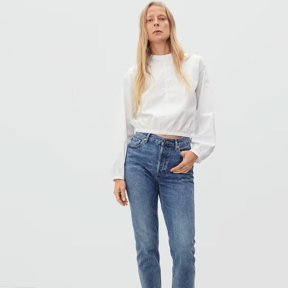 Everlane The Mockneck Bubble Top - Picture 7 of 7